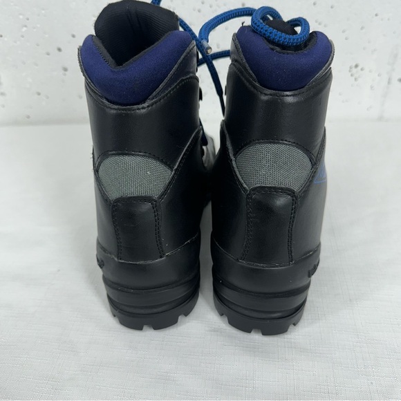 Merrell Women’s size 6.5 Nordic Black Blue Leather Back Cross Country Ski Boots - Picture 5 of 16